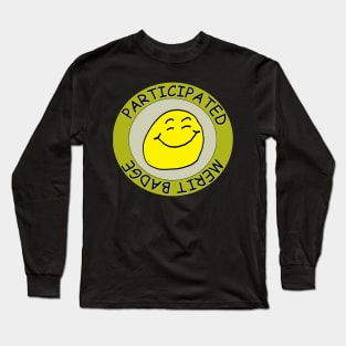 Participatied Merit Badge Long Sleeve T-Shirt